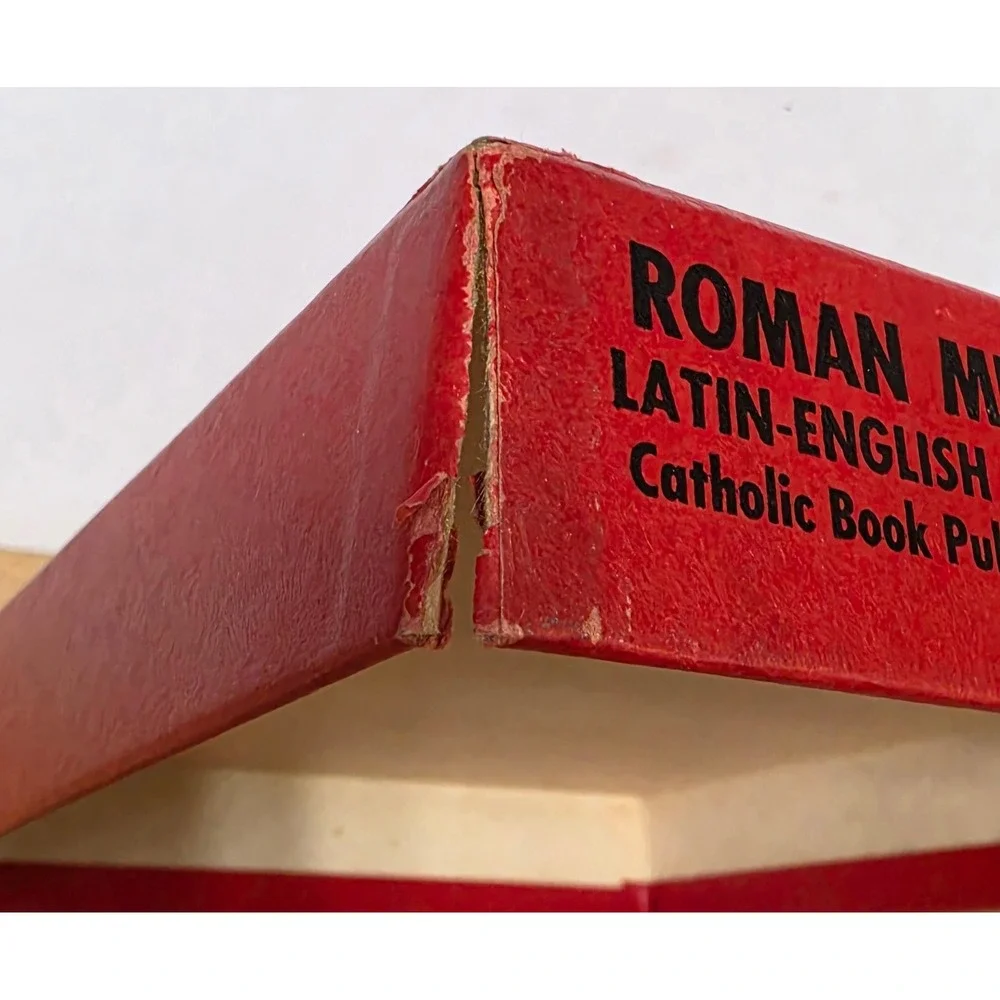 Vintage 1967 Latin/English Sacramentary Alter Missal Dominican Rite New Orleans